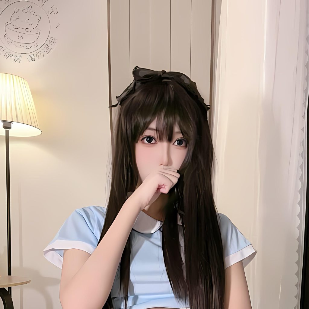 图片[2]-几时宁写真合集下载｜小宁困倦护士、圣诞小鹿与制服作品赏析