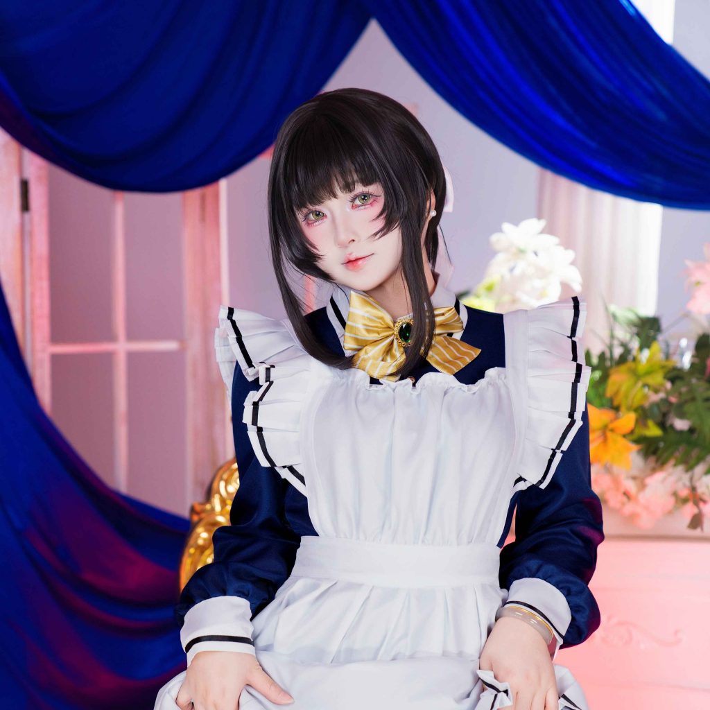图片[3]-喵喵的喵吖 四季夏目女仆写真解析｜喫茶ステラと死神の蝶角色COS摄影赏析