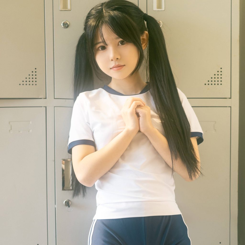 图片[7]-rua阮阮体操服写真赏析：春の更衣室里的日系柔光校园人像