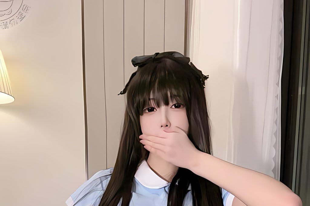 图片[3]-几时宁写真合集下载｜小宁困倦护士、圣诞小鹿与制服作品赏析