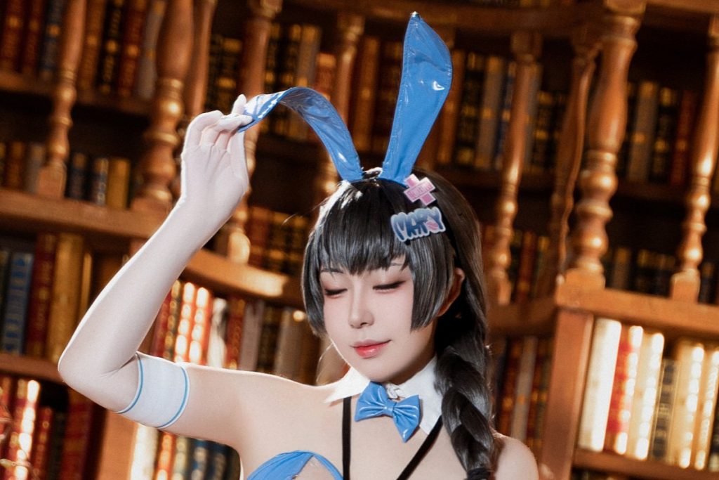 虎森森NIKKE梅里医疗兔Cosplay写真｜胜利女神梅里兔高清作品