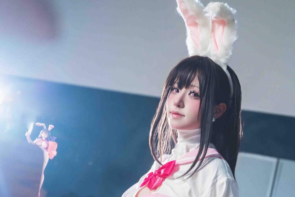 图片[6]-双木扶苏卯之樱JK兔女郎写真｜日系Cosplay角色摄影与光影赏析