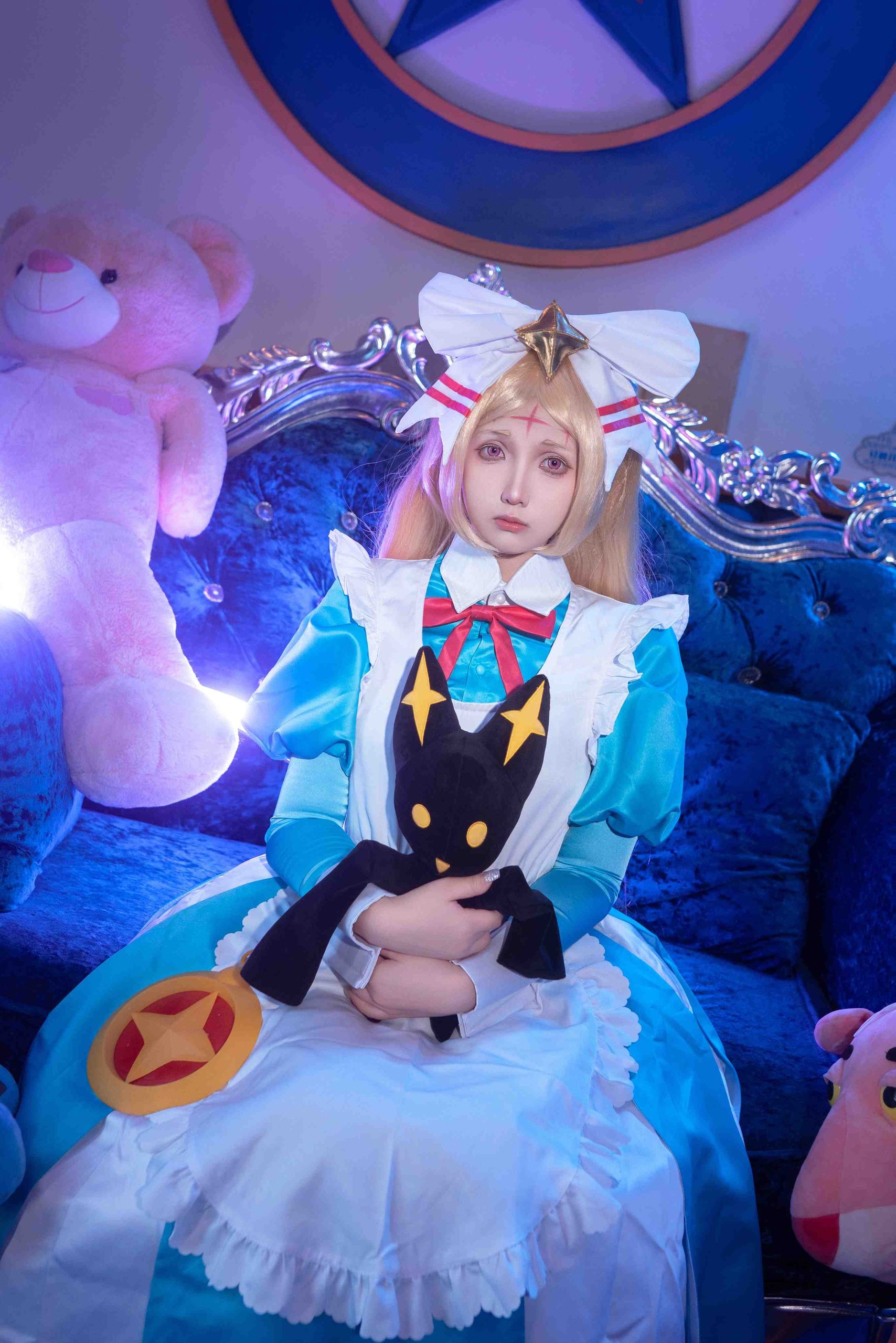 图片[2]-小和甜酒尼禄爱丽丝COS写真赏析｜《梦想成为魔法少女》杜乃古里栖角色还原