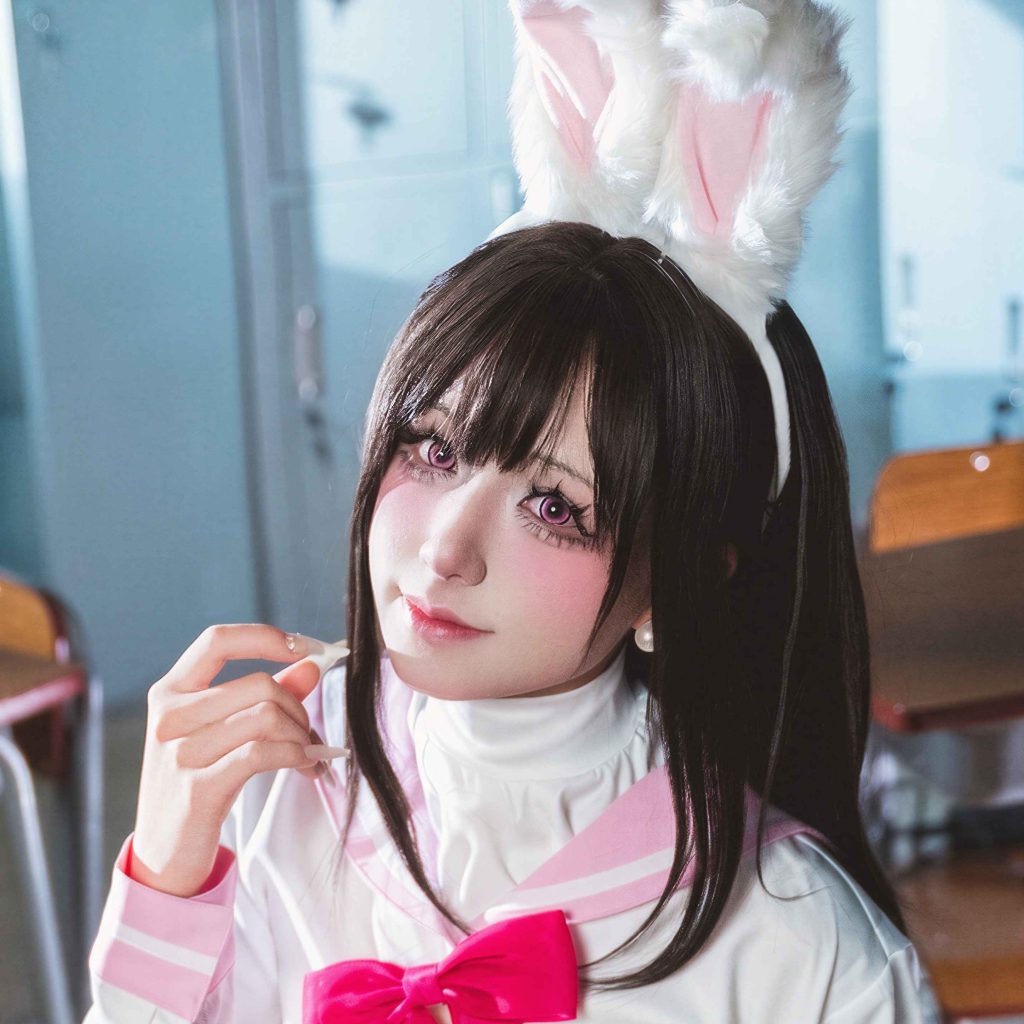 图片[7]-双木扶苏卯之樱JK兔女郎写真｜日系Cosplay角色摄影与光影赏析