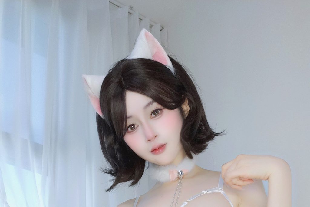 图片[8]-白银81 自撮り Vol.106写真图集赏析｜白色猫耳自拍与高调人像摄影