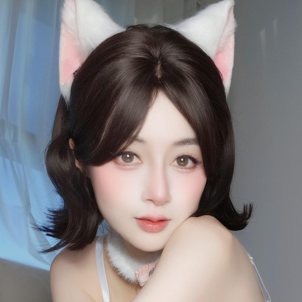 图片[7]-白银81 自撮り Vol.106写真图集赏析｜白色猫耳自拍与高调人像摄影