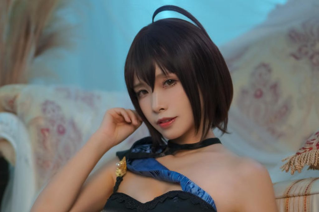 图片[5]-Neko薇薇巴尔的摩礼服写真赏析｜碧蓝航线夜风Minuet Cosplay