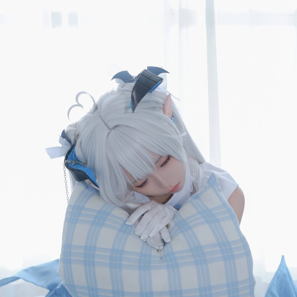 图片[9]-G44不会受伤 琉璃Cosplay写真 白色恶魔少女幻想系摄影作品赏析