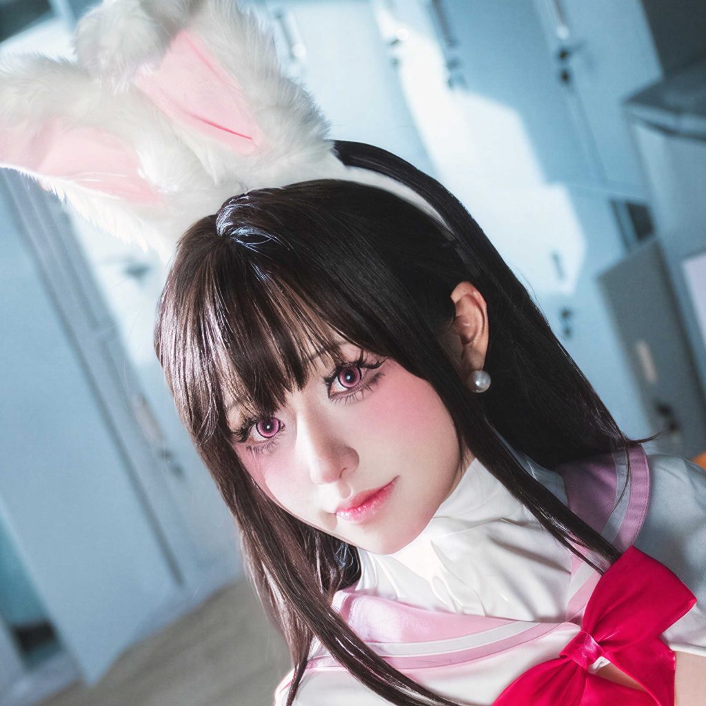 图片[4]-双木扶苏卯之樱JK兔女郎写真｜日系Cosplay角色摄影与光影赏析