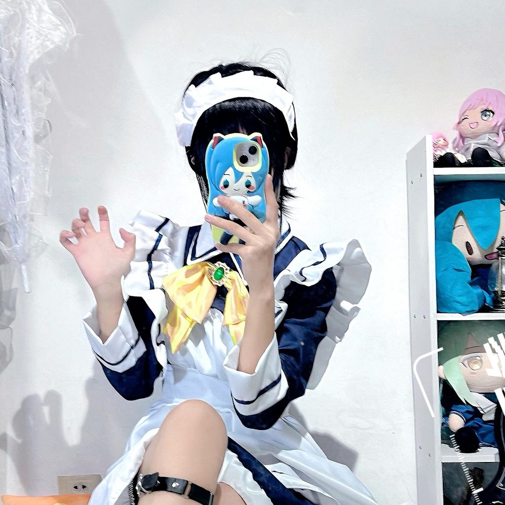 图片[2]-琴里gogo梨 四季夏目女仆Cos写真｜星光咖啡馆与死神之蝶