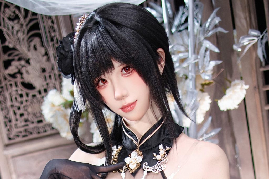 脆糕yaki《碧蓝航线》镇海写真：黑金奇奢华苑中的东方美学-绅士网
