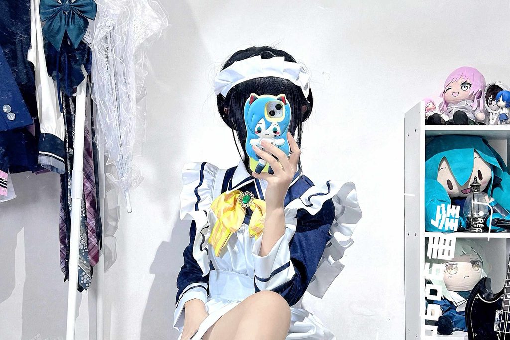 图片[8]-琴里gogo梨 四季夏目女仆Cos写真｜星光咖啡馆与死神之蝶