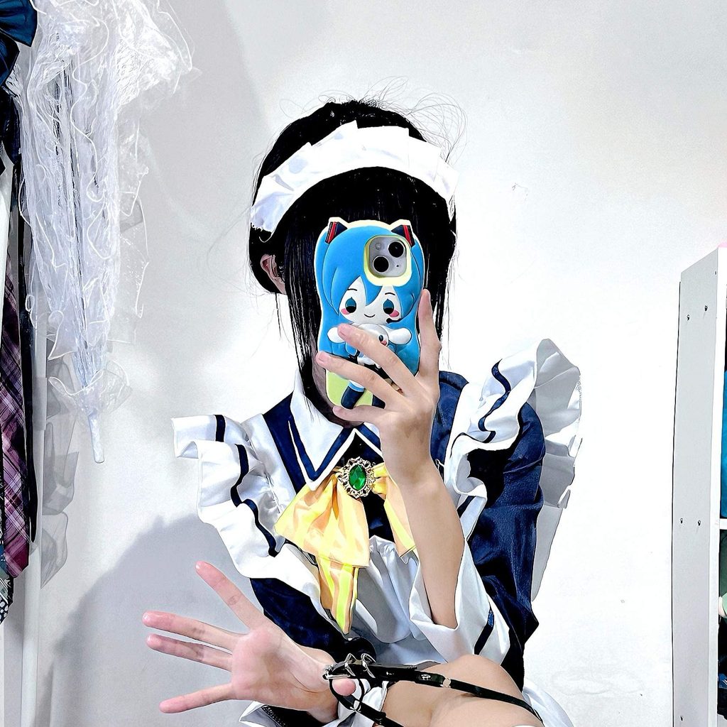 图片[3]-琴里gogo梨 四季夏目女仆Cos写真｜星光咖啡馆与死神之蝶