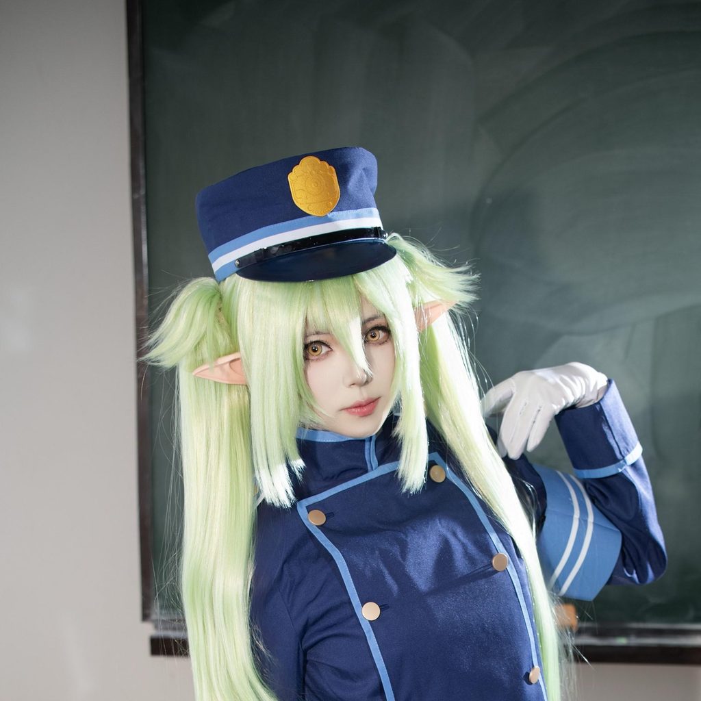 图片[2]-溯兮sukki铁道双子Cos写真 橘光橘望《蔚蓝档案》海兰德铁道学园